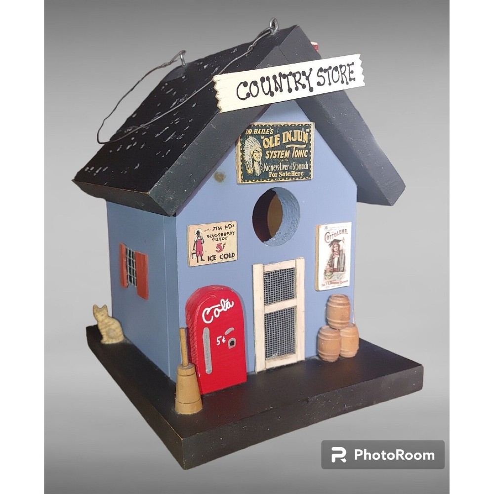 Hand Crafted Decorative Birdhouse Signed By Artist